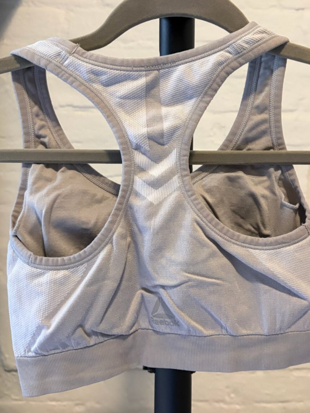 Grey Reebok Sports Bra - Picture 2 of 2